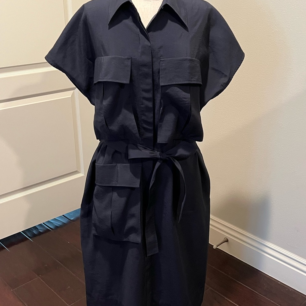 COS Midnight Blue Shirt Dress